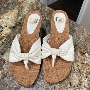 Gianni Bini Cork Sole Sandals